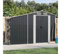 Berkfield Garden Shed Anthracite 277x93x179 cm Galvanised Steel
