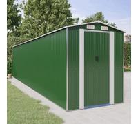 Berkfield Garden Shed Green 192X855X223 Cm Galvanised Steel