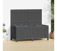 Berkfield Garden Storage Box Grey 147X68X64 Cm Solid Wood Pine