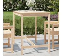 Berkfield Garden Table 121X82.5X110 Cm Solid Wood Pine