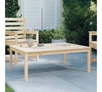 Berkfield Garden Table 121x82.5x45 cm Solid Wood Pine