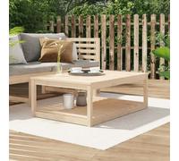 Berkfield Garden Table 121x82.5x45 cm Solid Wood Pine