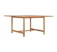 Berkfield Garden Table 150X150X76 Cm Solid Teak Wood