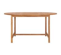 Berkfield Garden Table 150X76 Cm Solid Teak Wood