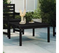 Berkfield Garden Table Black 82.5X82.5X45 Cm Solid Wood Pine