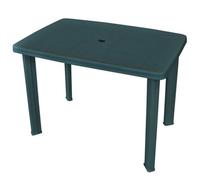 Berkfield Garden Table Green 101X68X72 Cm Plastic