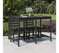 Berkfield Garden Table Grey 159.5X82.5X110 Cm Solid Wood Pine