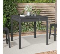 Berkfield Garden Table Grey 82.5X82.5X76 Cm Solid Wood Pine