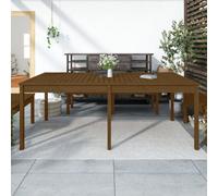 Berkfield Garden Table Honey Brown 203.5X100X76 Cm Solid Wood Pine