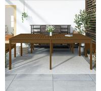 Berkfield Garden Table Honey Brown 203.5x100x76 cm Solid Wood Pine