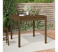 Berkfield Garden Table Honey Brown 82.5X82.5X76 Cm Solid Wood Pine