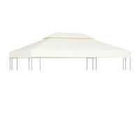 Berkfield Gazebo Cover Canopy Replacement 310 g / ma_ Cream White 3 x 4 m