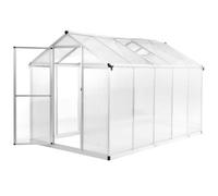 Berkfield Greenhouse Aluminium 302X190X195 Cm 11.19 M3