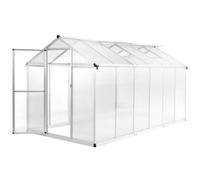 Berkfield Greenhouse Aluminium 362X190X195 Cm 13.41 M3