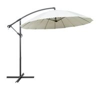 Berkfield Hanging Parasol White 3 M Aluminium Pole