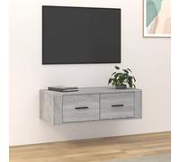 Berkfield Hanging Tv Cabinet Grey Sonoma 80X36X25 Cm Engineered Wood
