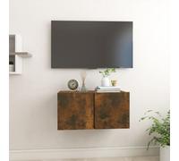 Berkfield Hanging Tv Cabinet Smoked Oak 60X30X30 Cm Engineered Wood