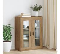 Berkfield Hanging Wall Cabinet Brown 69.5 X 34 X 90 Cm Engineered Wood