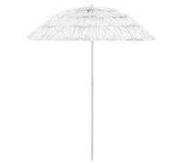 Berkfield Hawaii Beach Umbrella White 180 Cm