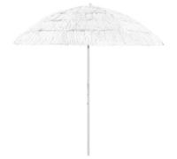 Berkfield Hawaii Beach Umbrella White 240 Cm
