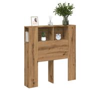 Berkfield Headboard Cabinet Artisan Oak 100X19X104.5 Cm Engineered Wood