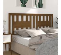 Berkfield Headboard Honey Brown 206X4X100 Cm Solid Wood Pine