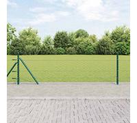 Berkfield Hexagon Fence Green 0.5X10 M Steel