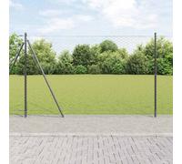 Berkfield Hexagon Fence Grey 1.4X10 M Steel