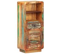 Berkfield Highboard 45X32X110 Cm Solid Reclaimed Wood