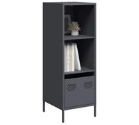 Berkfield Highboard Anthracite 35X39X103.5 Cm Steel