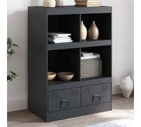 Berkfield Highboard Anthracite 67X39X95 Cm Steel