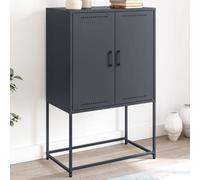 Berkfield Highboard Anthracite 68.5X38.5X107 Cm Steel