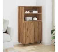 Berkfield Highboard Artisian Oak 60X36X110 Cm Engineered Wood
