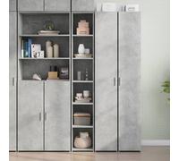 Berkfield Highboard Concrete Grey 30X41X185 Cm Engineered Wood