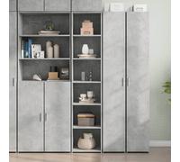 Berkfield Highboard Concrete Grey 40X41X185 Cm Engineered Wood
