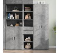 Berkfield Highboard Concrete Grey 40X42.5X185 Cm Engineered Wood