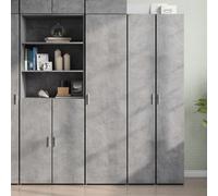 Berkfield Highboard Concrete Grey 45X42.5X185 Cm Engineered Wood