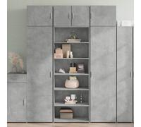 Berkfield Highboard Concrete Grey 70X41X185 Cm Engineered Wood