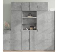 Berkfield Highboard Concrete Grey 70X42.5X185 Cm Engineered Wood