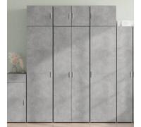 Berkfield Highboard Concrete Grey 70X42.5X185 Cm Engineered Wood