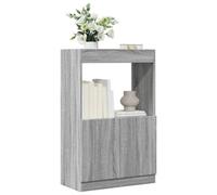 Berkfield Highboard Grey Sonoma 63X33X100 Cm Engineered Wood