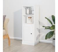 Berkfield Highboard High Gloss White 36X35.5X103.5 Cm Engineered Wood