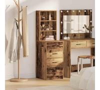 Berkfield Highboard Old Wood 40X41X135 Cm Engineered Wood