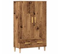 Berkfield Highboard Old Wood 70X31X115 Cm Engineered Wood