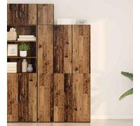 Berkfield Highboard Old Wood 70X42.5X185 Cm Engineered Wood