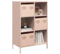 Berkfield Highboard Pink 68X39X103.5 Cm Steel