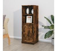 Berkfield Highboard Smoked Oak 36X35.5X103.5 Cm Engineered Wood