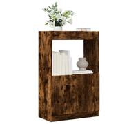 Berkfield Highboard Smoked Oak 63X33X100 Cm Engineered Wood