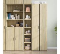Berkfield Highboard Sonoma Oak 30X41X185 Cm Engineered Wood