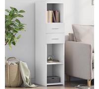 Berkfield Highboard White 30X42.5X124 Cm Engineered Wood